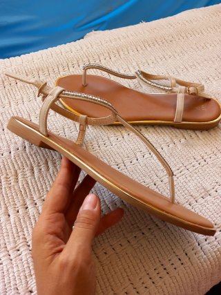 Sandalias verano con cristales Talla 41