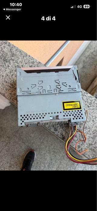 Autorradio Panasonic Plata