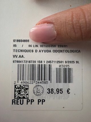 Libro fisico Tècniques Ajuda Odontologia i estomat