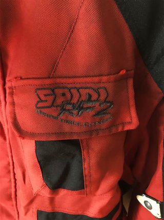 Giacca Moto Uomo SPIDI Rossa Nera
