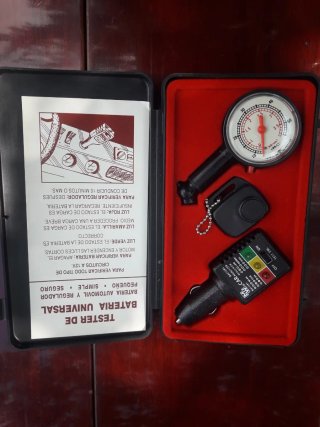 Kit Comprobador Batería Coche 12V