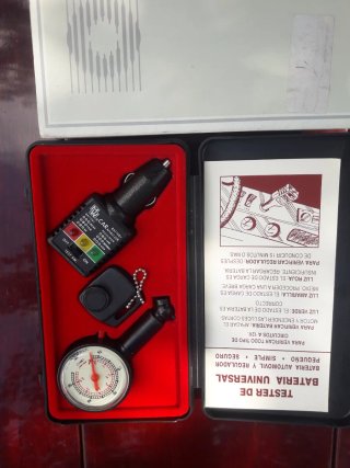 Kit Comprobador Batería Coche 12V