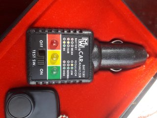 Kit Comprobador Batería Coche 12V