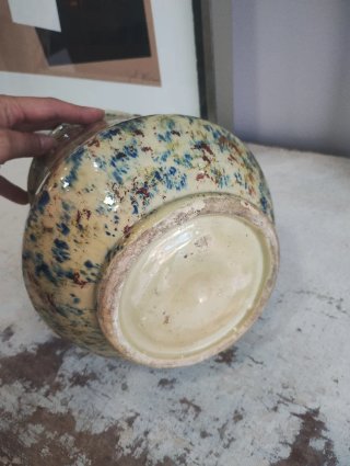 Botijo de cerámica esmaltada