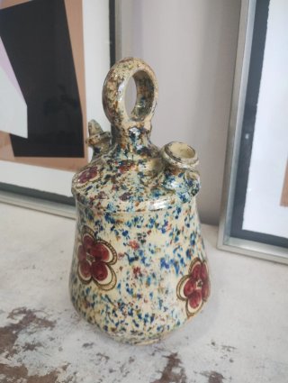 Botijo de cerámica esmaltada