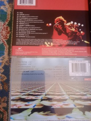 (CDs) de Enrique Bunbury de su etapa en solitario