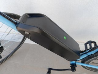 Bici Eléctrica Fixie Moma 250W 36V Azul