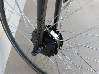 Bici Eléctrica Fixie Moma 250W 36V Azul