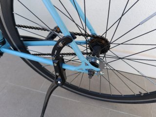 Bici Eléctrica Fixie Moma 250W 36V Azul