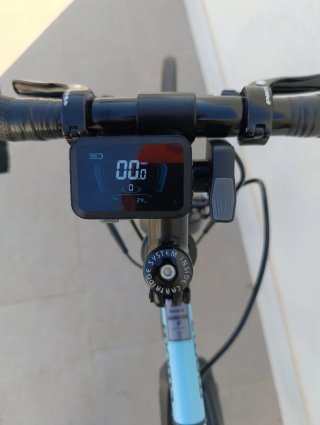 Bici Eléctrica Fixie Moma 250W 36V Azul