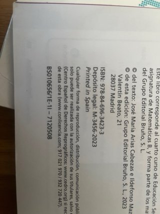 Matemáticas B, 4 ESO, Proyecto 5 etapas
