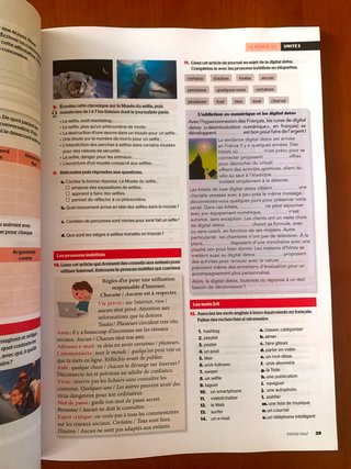 Défi 3 B1 – Libro + Cuaderno, Francés – Como nuevo