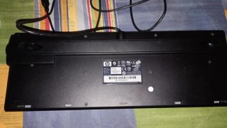 Teclado HP SmartCard KUS0133 USB Lector de Tarjeta
