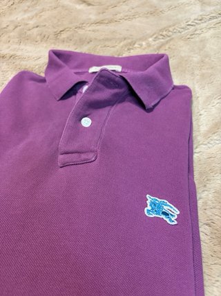 Polo Burberry Morado Hombre
