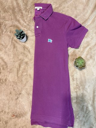 Polo Burberry Morado Hombre