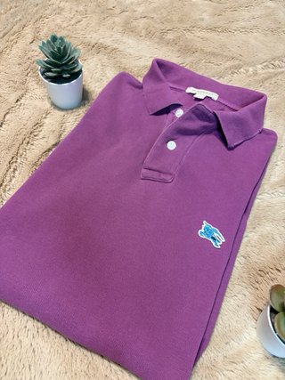 Polo Burberry Morado Hombre