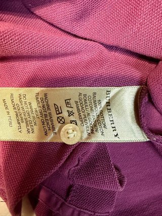 Polo Burberry Morado Hombre