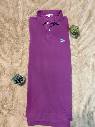 Polo Burberry Morado Hombre
