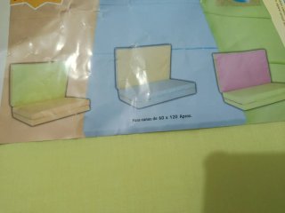 Colchón para cuna de viaje desmontable