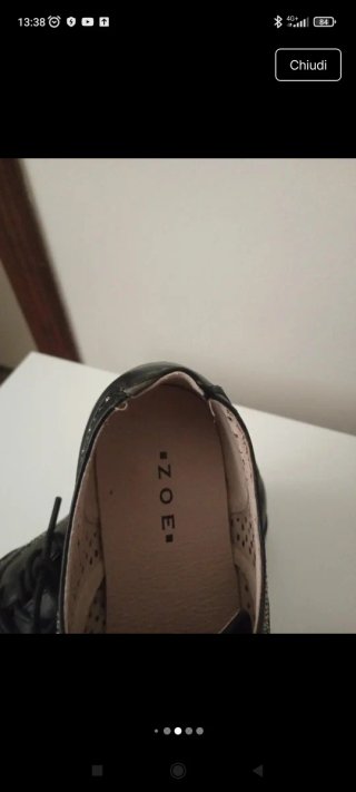 Scarpe donna nere con borchie
