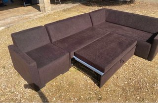 Sofá Cama Chaise Longue Tela