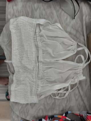 Top Vestir Blanco Talla Única