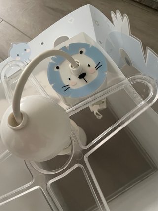 Lámpara infantil techo animales jungla