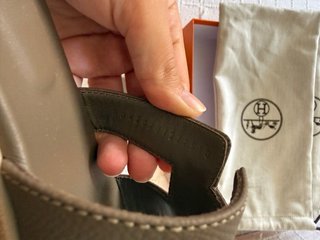 Sandalias Hermes Oran Etoupe Epsom