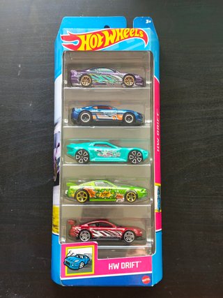 Hot Wheels HW Drift 5 Car Pack