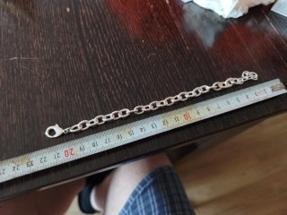Pulsera de Plata con Cierre