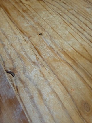 Mesa auxiliar madera y metal
