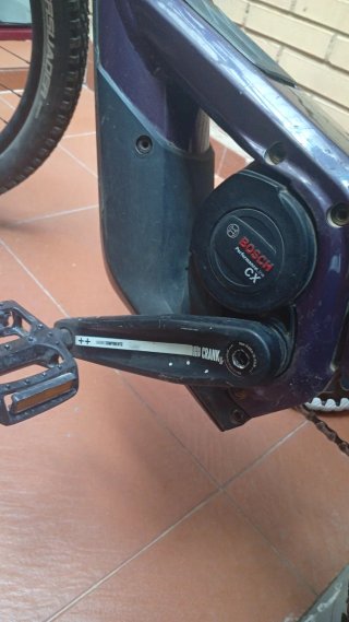 Bicicleta Eléctrica Morada