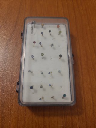 Set piercing argento 925