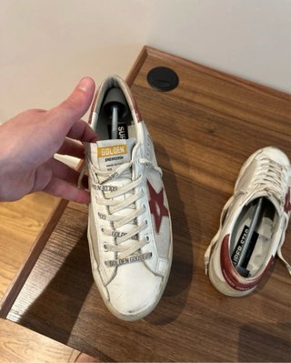 Golden Goose Superstar Blancas y Rojas