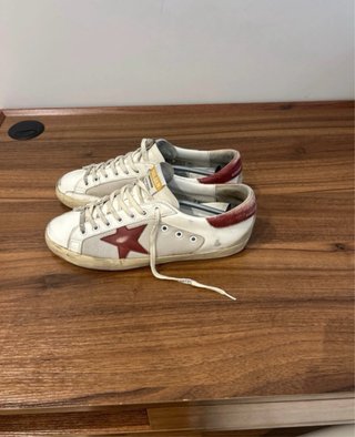 Golden Goose Superstar Blancas y Rojas