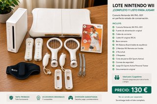Nintendo Wii RVL-001 Completa + Juego