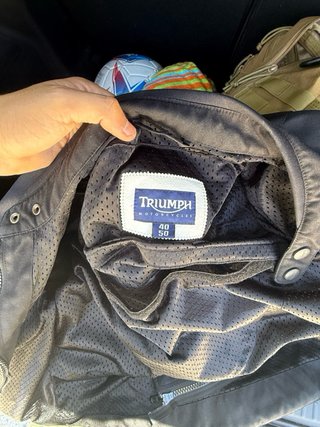 Chaqueta Triumph Verano Negra