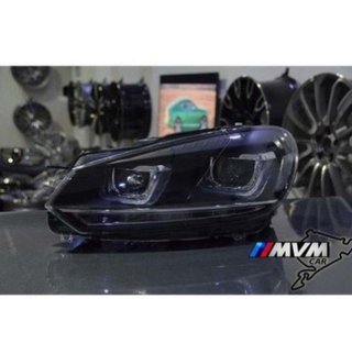 Faros delanteros Volkswagen Golf VI 6 Led Black ed