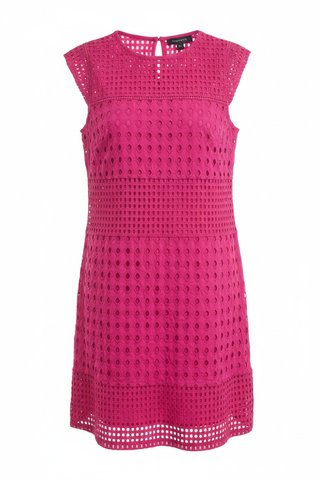 Vestido Fucsia con bordado