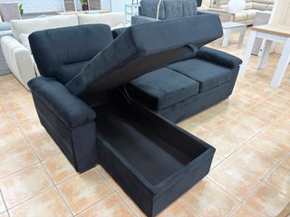SOFÁ CHAISELONGUE 240cm CAMA REVERSIBLE + ARCON