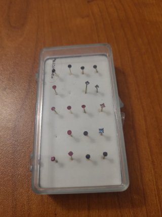 Set piercing argento 925