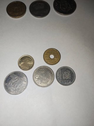 Lote de monedas antiguas Pesetas