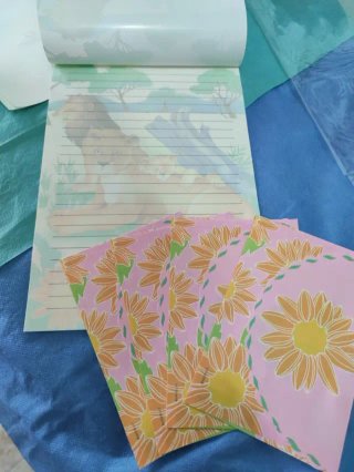 Juego Cartas y Sobres Infantiles Leones