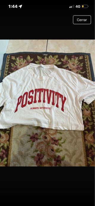 Camiseta Positivity Blanca