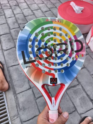 Pala de pádel infantil multicolor