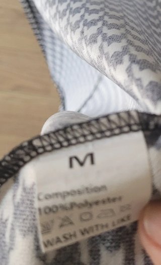 Chaqueta larga fina estampado pata de gallo.