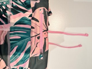 Nike Leggings Estampado Tropical Verde y Rosa