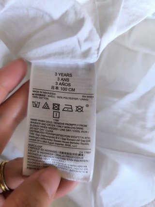 Vestido blanco niña encaje