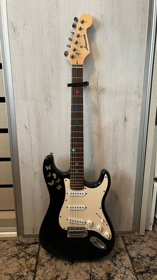 Guitarra Eléctrica Heaven Negra