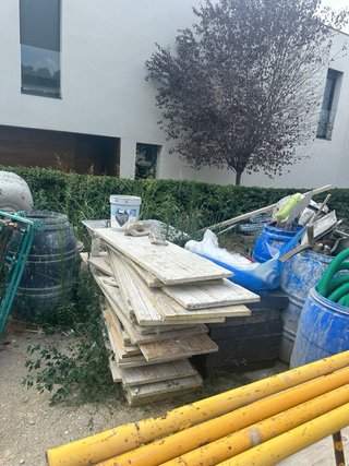 Maquinaria obra por fin de obra